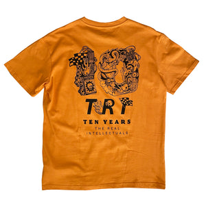 
                  
                    TRI "10TH ANNIVERSARY" Oversized Tee - Orange
                  
                