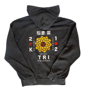 TRI BOSOZOKU ACID WAHED Oversized Hoodie